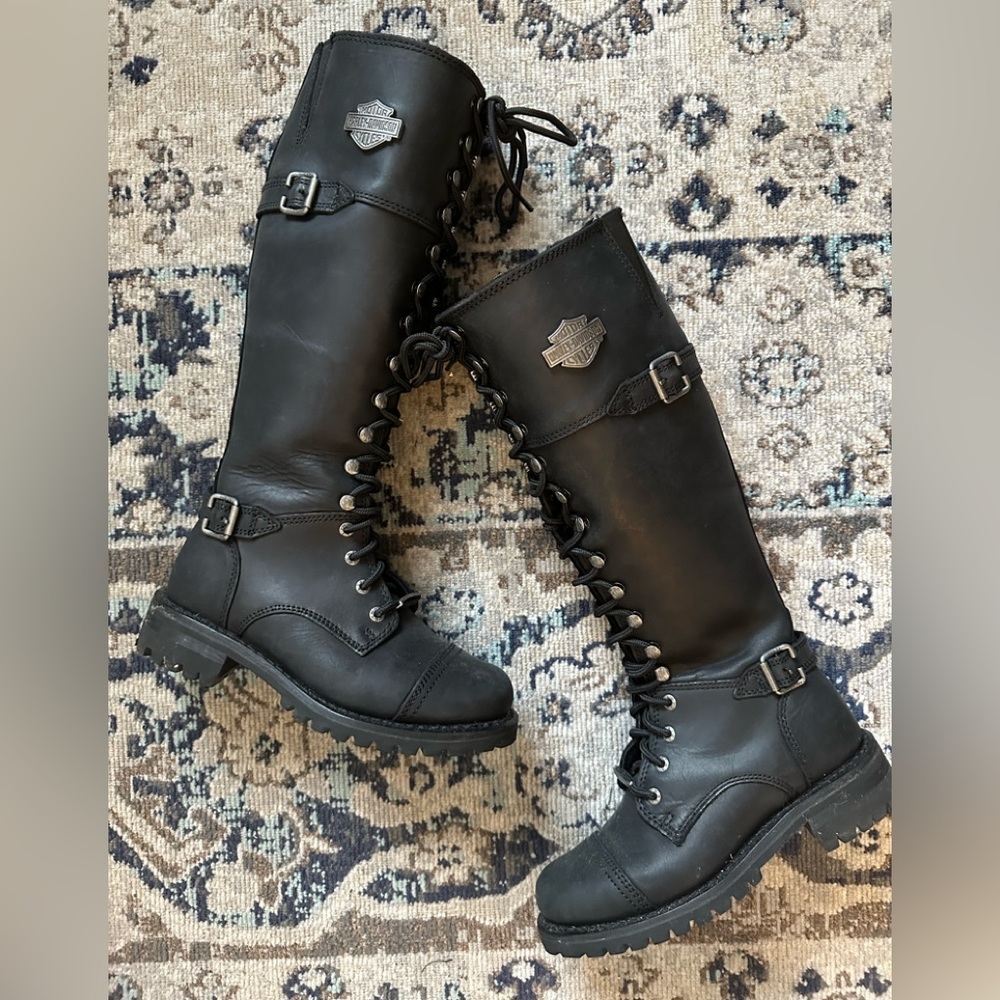 Ladies Harley-Davidson Beechwood Tall Riding Boot Sz 7